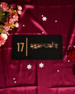 House Name Plate Black & White